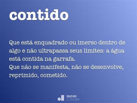 Contido .